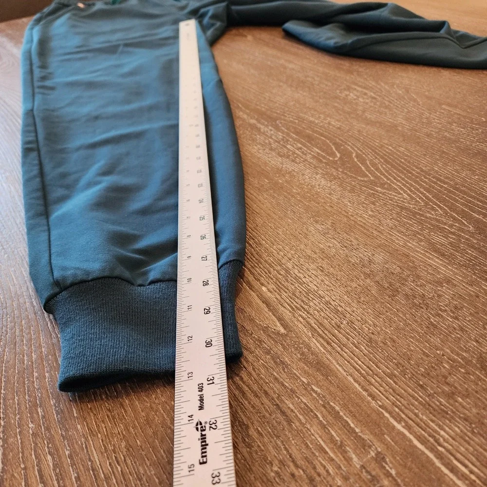 FIGS‎ Tansen Jogger Scrubs Pants XL Blue Green Teal Technical Collection Pockets